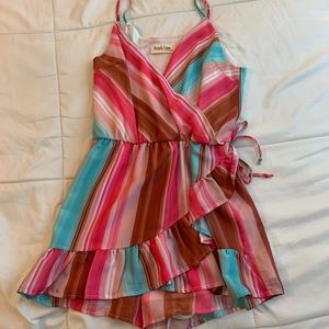 Colorful Ruffle Romper